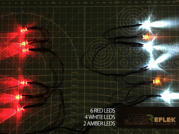 Reflex LED Light Kit for 1/10 R/C Car (12 LED KIT) - 700200 700300 700400 700401 - Image 3