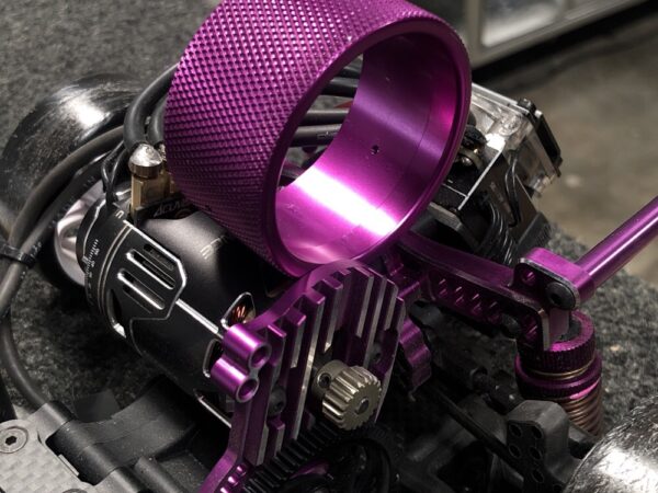BILLET ALUMINUM (PURPLE) STEERING GRIP FOR FUTABA 3PV 4PM 4PV 4PX 7PX 7PXR 862500 - Image 3