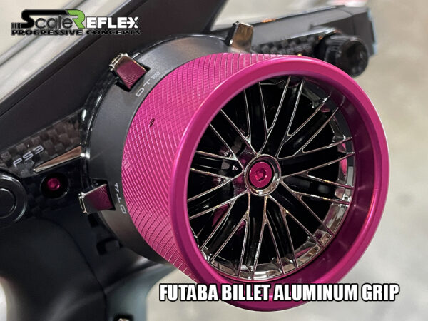BILLET ALUMINUM (PINK) STEERING GRIP FOR FUTABA 3PV 4PM 4PV 4PX 7PX 7PXR 862525