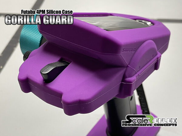 Gorilla Guard - Futaba 4PM Silicone Case [Super-G x Scale Reflex] RED BLUE PURPLE TEAL GREY BLACK - Image 4