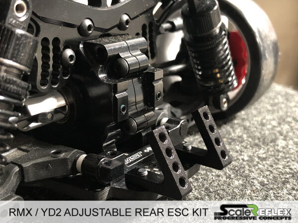 YD2 / RMX / GALM ADJUSTABLE REAR ESC KIT [SCALE REFLEX] 863500 - Image 4