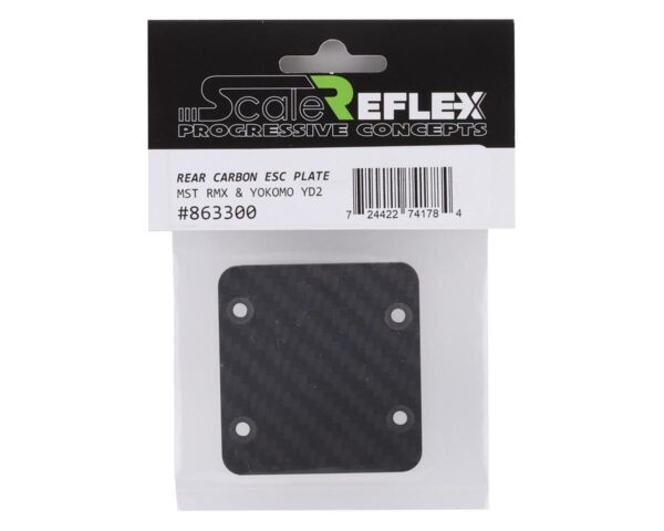 YD2 / RMX / GALM CARBON REAR ESC PLATE [SCALE REFLEX] 863300 - Image 5