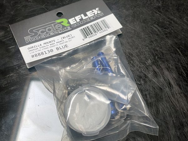 Gorilla Mounts - BLUE Premium Stealth Mount Kit 1/10 R/C Car - 888130