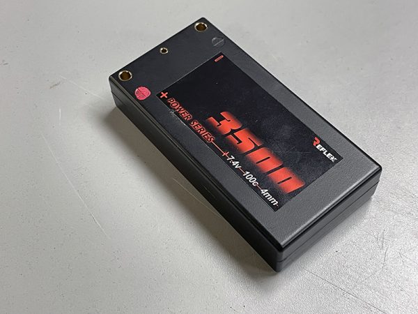 REFLEX SHORTY LIPO 7.4v 2S 3500mah 100C Lipo Battery (w Cable 4.0mm Bullet to Deans) – 136g / 18.5mm Thick - Image 3