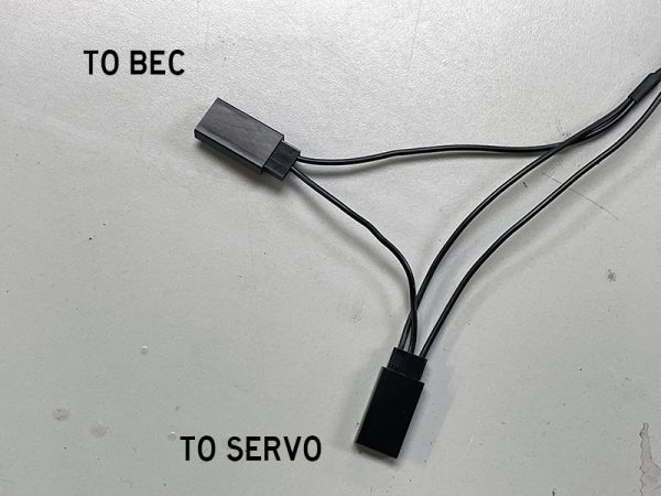 Reflex BLACK SERVO BEC BYPASS PATCH CABLE ESC Wire (SOLDER FREE BEC SOLUTION) 700775 - Image 2
