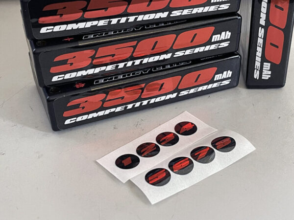 RED - REFLEX SHORTY LIPO 7.4v 2S 3500mah 100C Lipo Battery (w Cable 4.0mm Bullet to Deans) – 136g / 18.5mm Thick - Image 6