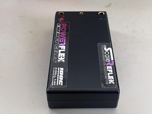 PURPLE - REFLEX SHORTY LIPO 7.4v 2S 3500mah 100C Lipo Battery (w Cable 4.0mm Bullet to Deans) – 136g / 18.5mm Thick - Image 2