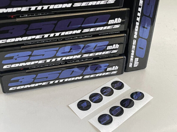 BLUE - REFLEX SHORTY LIPO 7.4v 2S 3500mah 100C Lipo Battery (w Cable 4.0mm Bullet to Deans) – 136g / 18.5mm Thick - Image 6