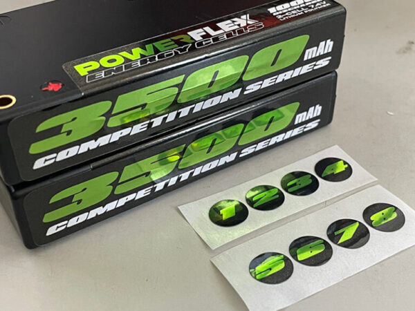 GREEN - REFLEX SHORTY LIPO 7.4v 2S 3500mah 100C Lipo Battery (w Cable 4.0mm Bullet to Deans) – 136g / 18.5mm Thick - Image 5