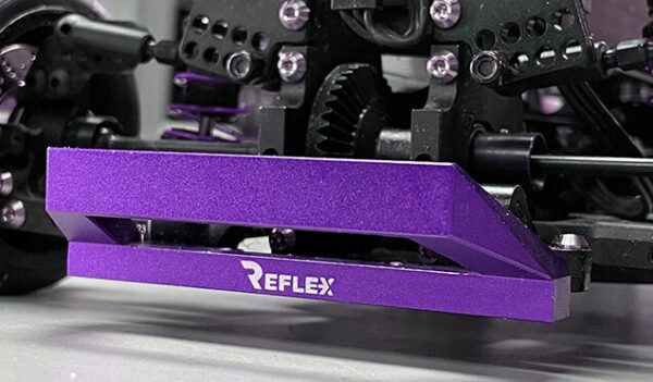 PURPLE REFLEX Aluminum Rear Bumper for YOKOMO YD2 GALM 1/10 R/C Drift Car - 865110