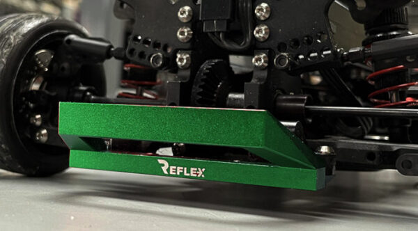 GREEN REFLEX Aluminum Rear Bumper for YOKOMO YD2 GALM 1/10 R/C Drift Car - 865115