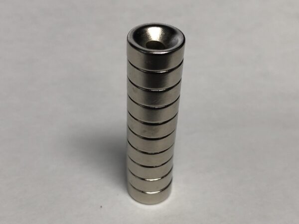 UNIVERSAL ROUND Magnets for GENERAL USE (COUNTERSUNK) RARE EARTH - 1/10 R/C Car - 888180