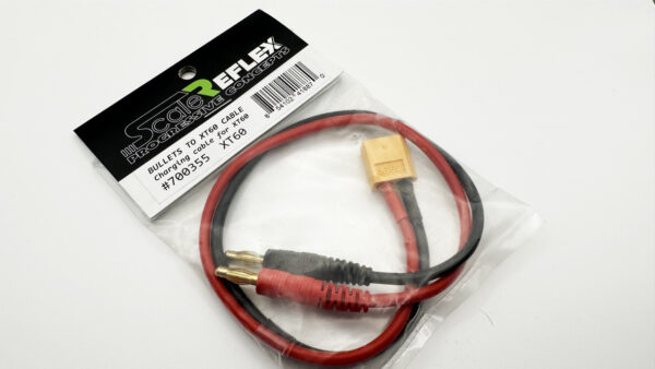 Bullets to XT60 (YELLOW) MALE Charger Cable - 700360