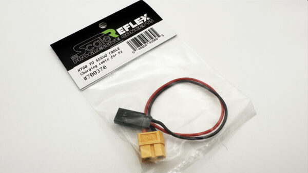 XT60 female to SERVO male / JR / Charger Cable (TRANSMITTER CHARGER) - 700370