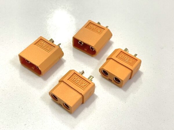 XT60 CONNECTOR PLUG SET (MALE / FEMALE) 2 PACK - 701250