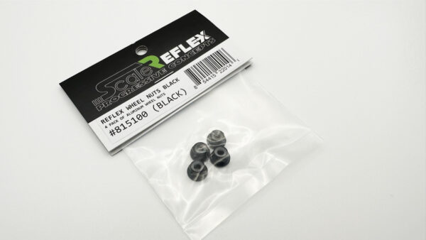 4MM BLACK WHEEL NUTS LUG NUT NYLON INSERT (NYLOCK) - 815100