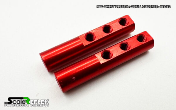 SHORT POSTS for GORILLA MOUNTS (2-Pack) - PURPLE RED BLACK - 888183 888182 888181 - Image 6