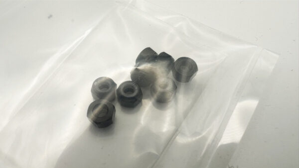 M3 NUTS (NYLOCK) - Aluminum (10-Pack) RED PURPLE BLACK - 814100 814120 814130 - Image 4