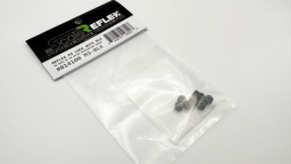 M3 NUTS (NYLOCK) - Aluminum (10-Pack) RED PURPLE BLACK - 814100 814120 814130 - Image 5
