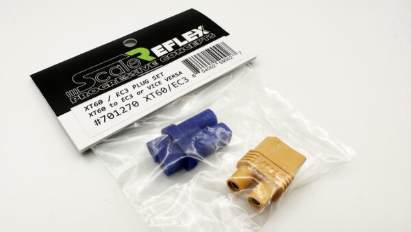 XT60 / EC3 CONVERSION ADAPTER SET - FEMALE MALE - 701270 - Image 2