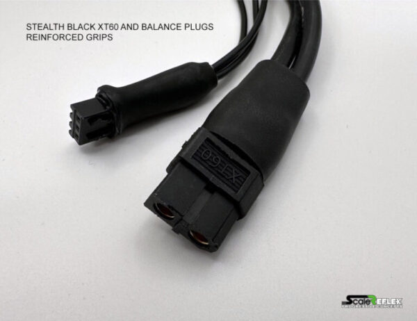 REFLEX JUMPER CABLES – PRO HD XT60 TO 4MM / 5MM BULLETS BALANCE 2S LIPO BATTERY CHARGING CABLE - 700395 - Image 4
