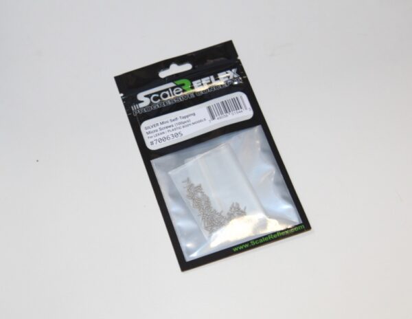 SILVER / BLACK Mini Self Tapping Lexan Body Micro Screws (100pcs) - 700630S 700630B - Image 5